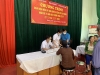 Trung tâm y tế huyện Tân Yên Khám sức khoẻ cho đối tượng chính sách và người có công tại xã Quang tiến
